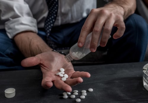 What were the four stages of addiction?